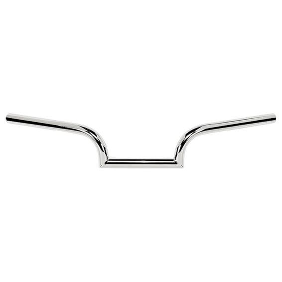 Mustache handlebar chrome