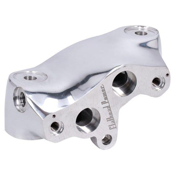 rocker arm housing front. Polished