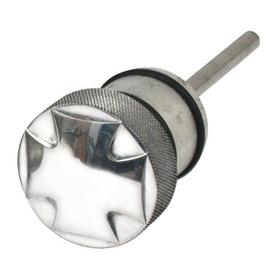 CVP, oil tank fill plug with dipstick. 6.5cm. Maltese Cross