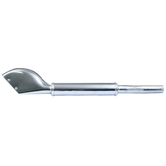 WL Fishtail muffler, chrome
