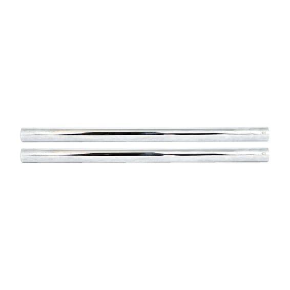 Universal head pipe extension set 32" long chrome