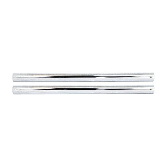 Universal head pipe extension set 30" long chrome