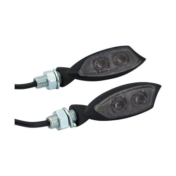 Morella duo, LED taillight / turn signal combo. Black. Smoke