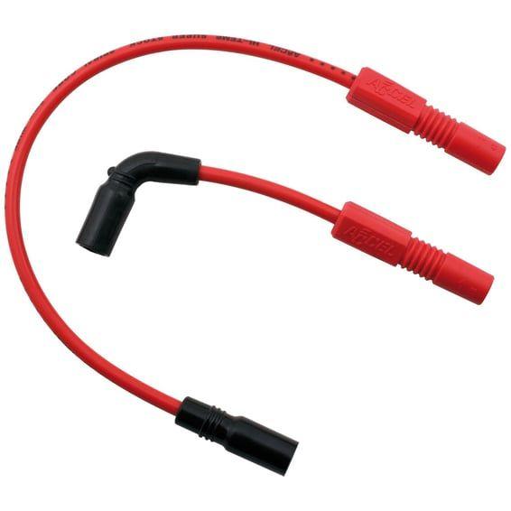 8mm Ferro Spiral core spark plug wire set. Red