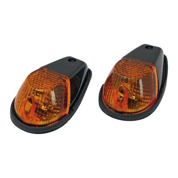 Natron, fairing turn signals. Black. Amber lens