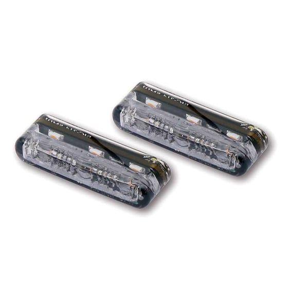 Shorty 2 LED turn signals, smoke lens