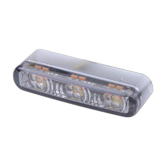 Shorty 2 pro LED turn signal/position light. Smoke lens, ECE