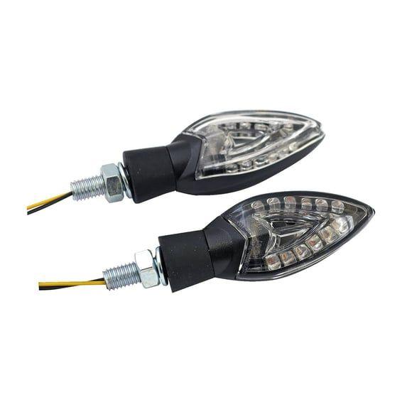 Spades, LED turn signal set. Black
