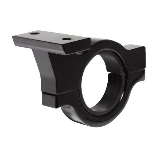 Handlebar bracket for Mitchell indicator light unit. Black