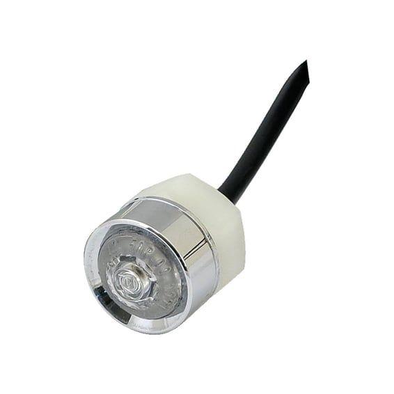 Mono LED taillight insert. Chrome