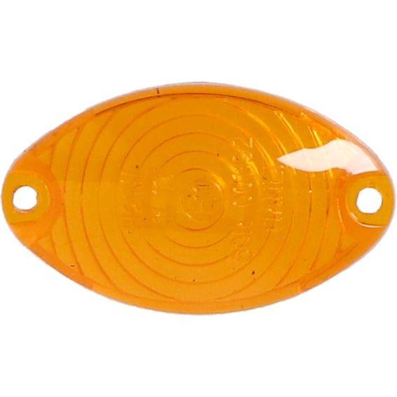 Replacement turn signal lens, cateye. Amber