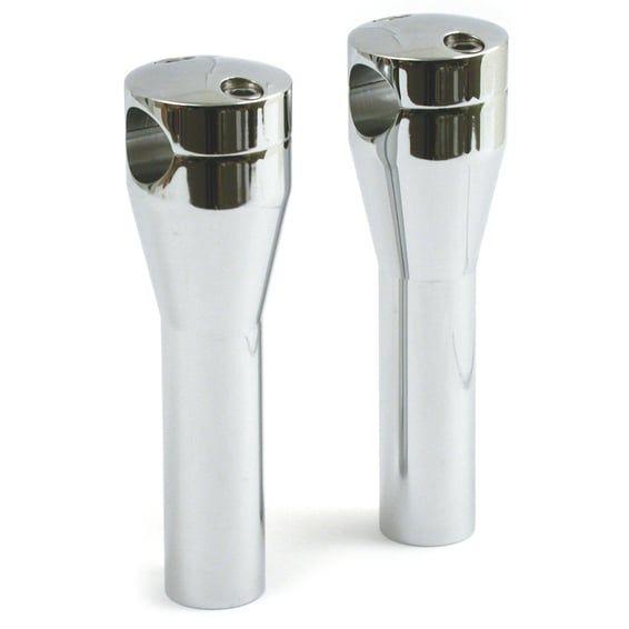 Panhead style risers. Chrome, 6" rise