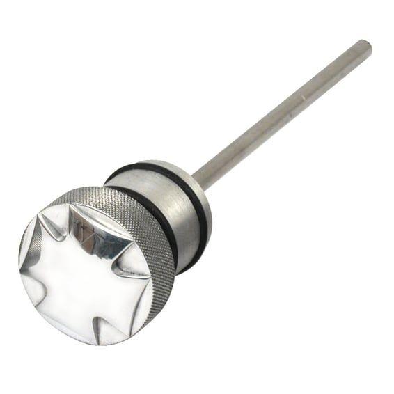 CVP, oil tank fill plug with dipstick. 12.5cm. Maltese Cross