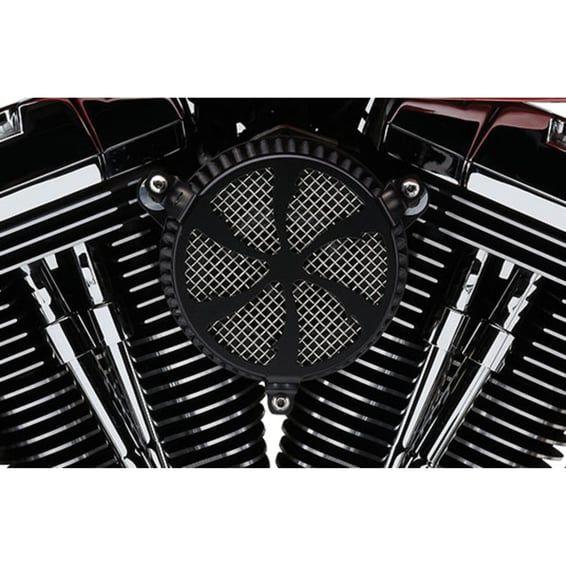 naked air cleaner kit. Swept, black