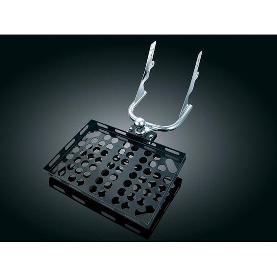 Trailer hitch rack black