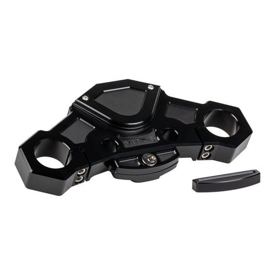 Racing Design top triple tree. Lock. Black