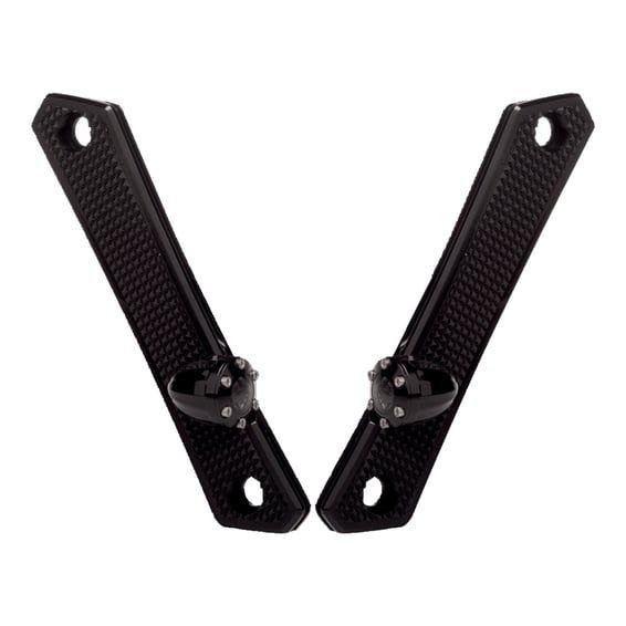 Diamond front turn signals, black. ECE appr.