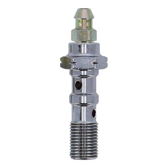 M10 x 1.00 double banjo bolt with bleed nipple