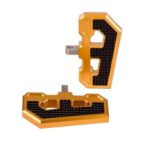 Racing passenger floorboards. Gold
