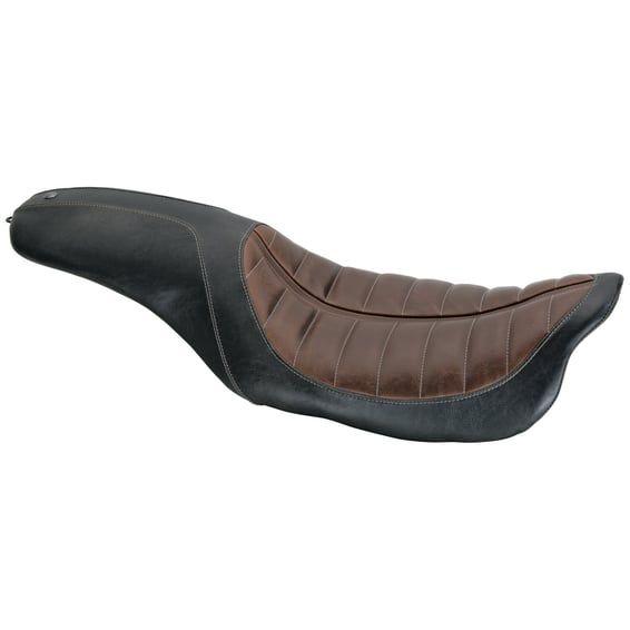 2-up Enzo seat. Black/Brown