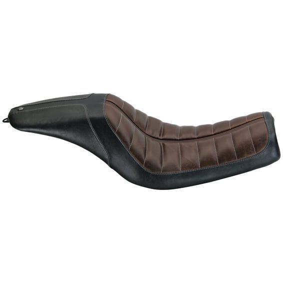2-up Enzo seat. Black/Brown