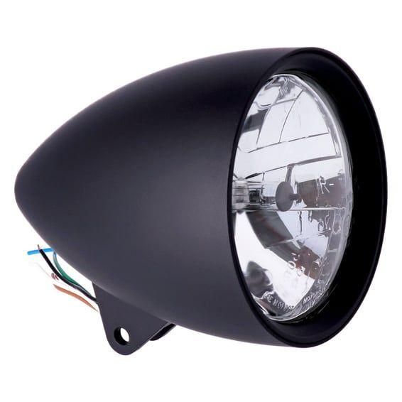 Classic I 5-3/4" headlamp. no visor. Black