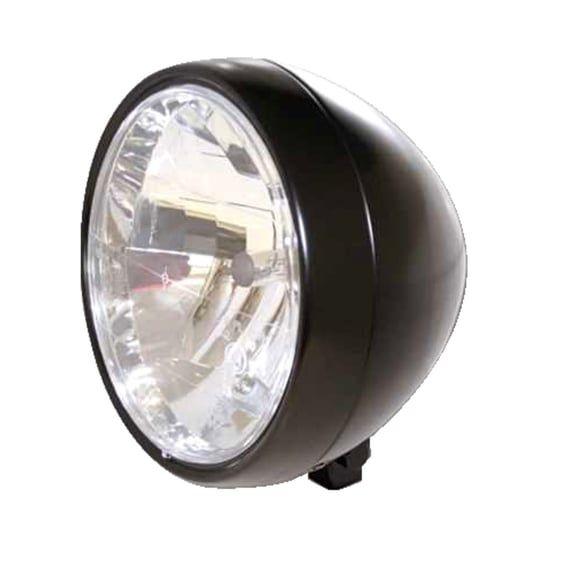 Randall, 6-1/2" H4 headlamp. bottom mount. Satin black