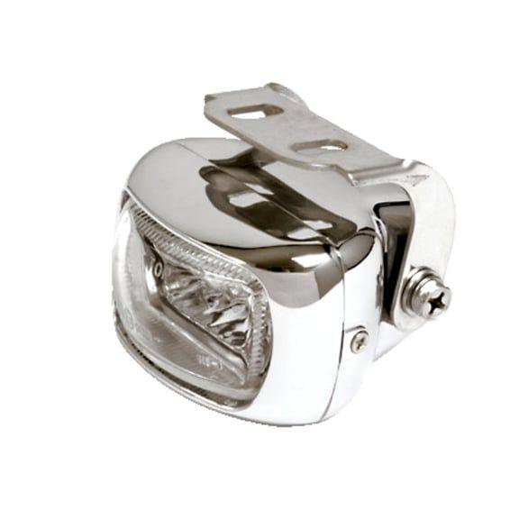 Utica, H3 foglamp. Clear lens. Chrome