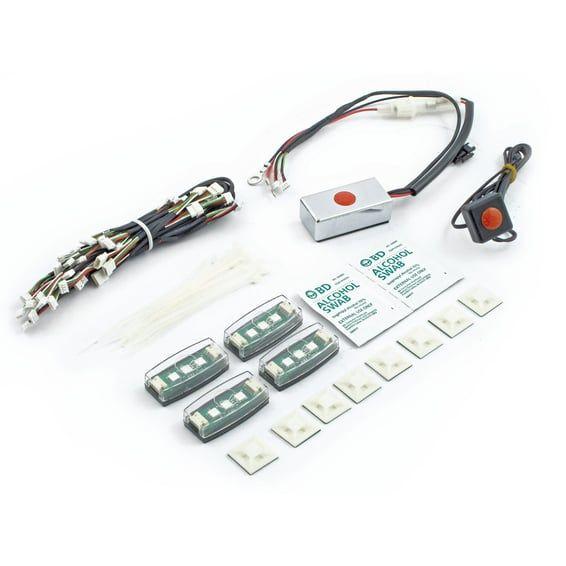 Multicolor LED light pod kit (8 light pods)