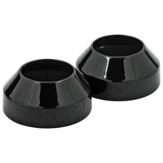 Fork boot covers, black