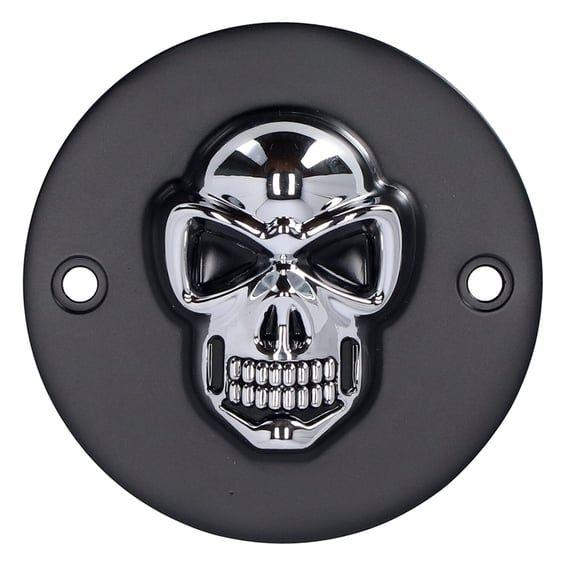 Skull point cover. Black/chrome
