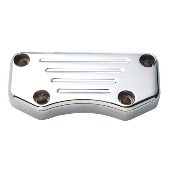billet top clamp chrome