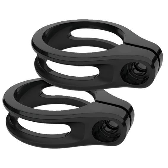 RSD, Tracker turn signal fork mount set. 49mm. Black