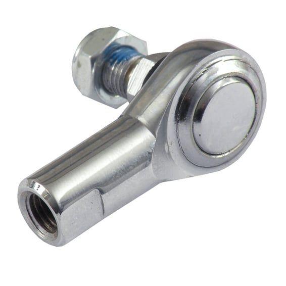 Shifter rod end. short stud. Chrome