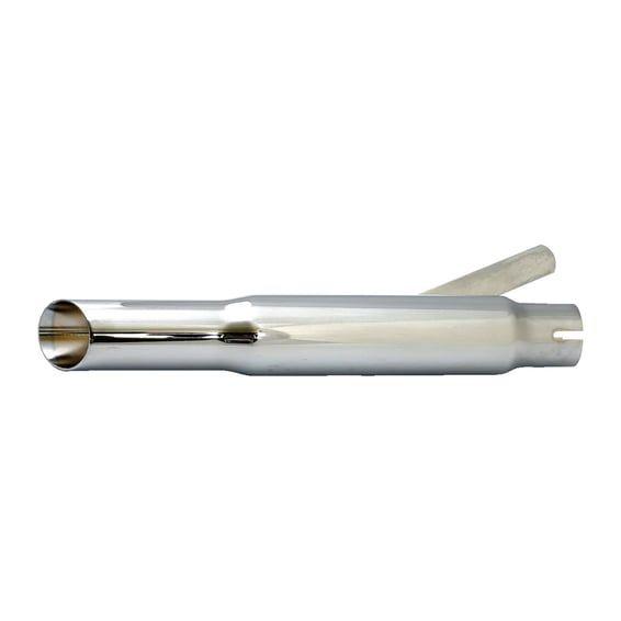 Shorty slash cut universal muffler16" long chrome