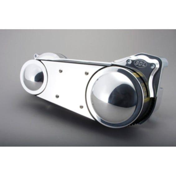 BDL, 3" Street Drive belt drive kit. Oil filter. Polished