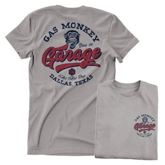 GMG Hot Rod Shop Logo t-shirt storm gray