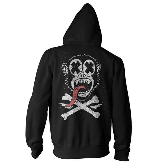 GMG Knockout Zipped hoodie black
