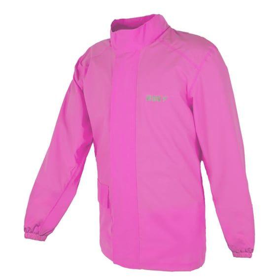 Raincoat jacket mini pink