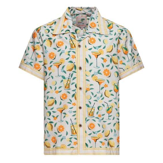 Hawaii Citrus Cocktail shirt creme