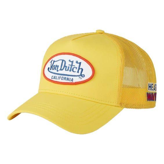 Trucker mesh cap yellow