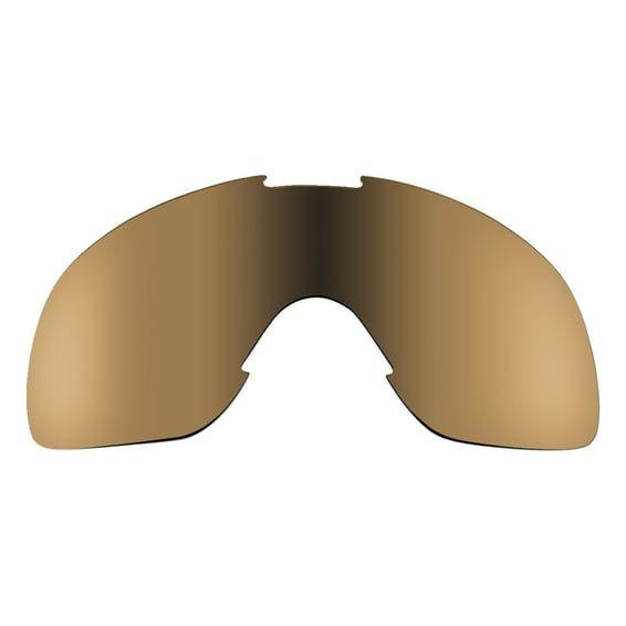 Overland goggle lens gold mirror brown