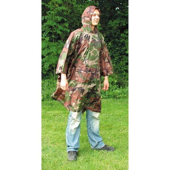 Fostex poncho woodland camo