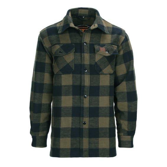 Lumberjack Flannel Shirt Checkered Black/Olive