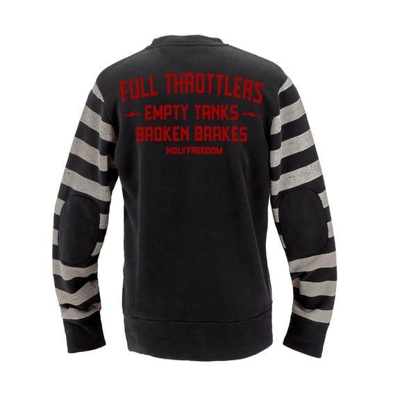 Fullthrottlers sweatshirt black/white