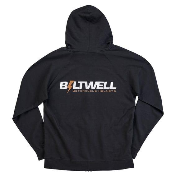 Bolts zip hoodie black