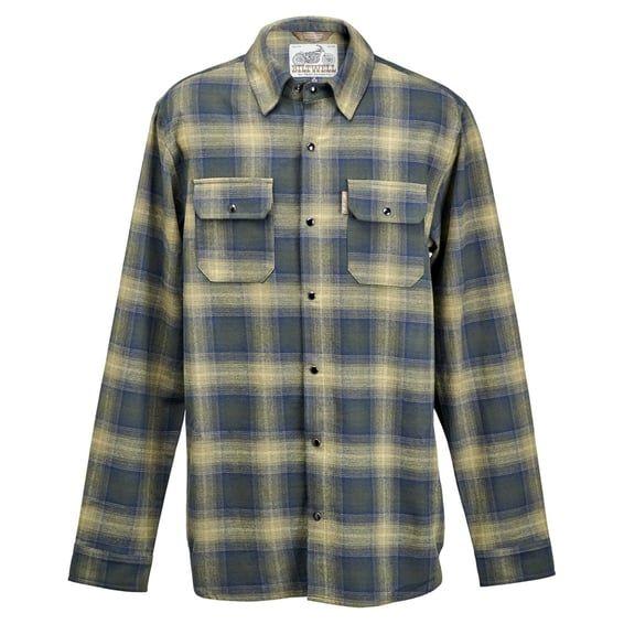 Hi Test Flannel shirt moss