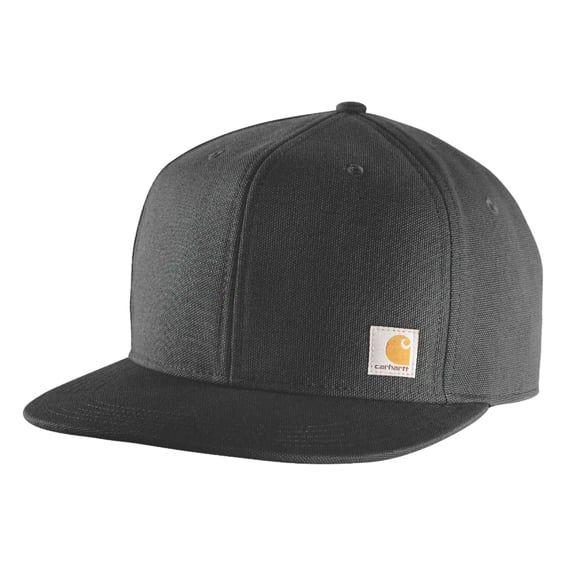 Firm Duck Flat Brim cap black