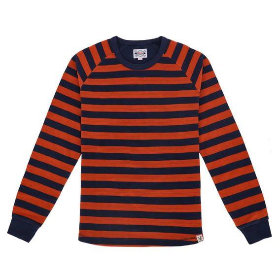 13 1/2 Waffle jersey orange/navy