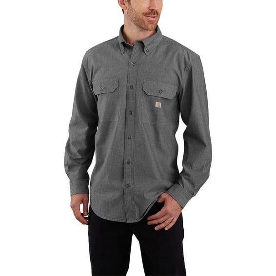 Loose Chambray shirt black chambray